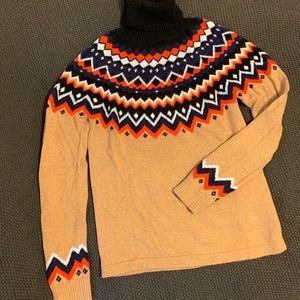 Fair isle turtleneck